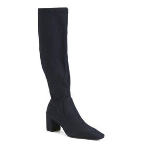 WEWOREWHAT denim Knee High Boots